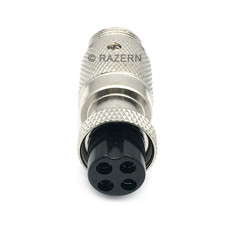 NEW Workman C5P4C 5-Pin Microphone to 4-Pin Adapter For Cobra CB Radio