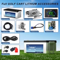 4.032kWh 36v 105ah Lifepo4 Lithium Battery for Golf Cart Club Car Ezgo Yamaha