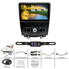 Android 15 Car Radio Stereo Carplay GPS +CAMERA For Ford Mustang 2010-2014