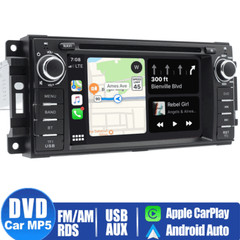For Dodge RAM 1500 2500 3500 2009-2012 CarPlay GPS Car Radio Stereo DVD Player