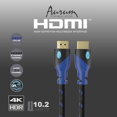 Aurum Ultra Series High Speed HDMI Cable with Ethernet – Braided 50 Ft HDMI Cabl