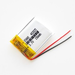 5 x 3.7V 150mAh LiPo Rechargeable Battery For Mp3 GPS Bluetooth Camera 402025