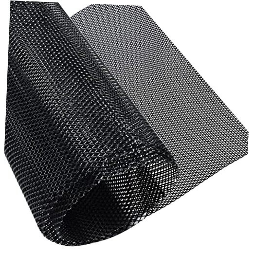 Universal Car Grill Mesh 40″ x 13″, Black-Painted 3 x 6mm Rhombic Hole black