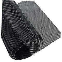 Universal Car Grill Mesh 40″ x 13″, Black-Painted 3 x 6mm Rhombic Hole black