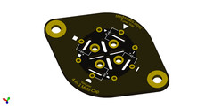 Multi Section Sector Capacitor Circuit Board KIT 600V up to four Capacitors 4in1