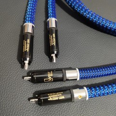 Pair HI-End Silver Plated RCA Interconnect Cable With WBT Connector 1.5m