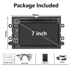 For Ford Mustang 2005-2009 Android Apple CarPlay Car Stereo Radio CD DVD Player