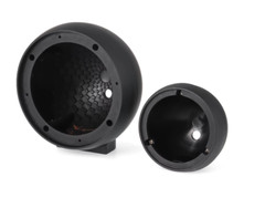 Tweeter & Midrange Speaker Pods Pair ABS Plastic A Pillar Dash Mount Mids Highs