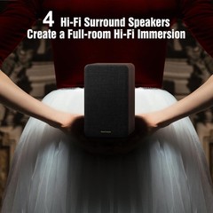 True 5.1.4 Hi-Fi Surround Sound System with Dolby Atmos,