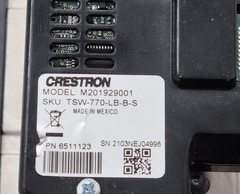 Crestron 7 in. TSS-770-B-S Room Scheduling Touch Screen – Touchscreen Only