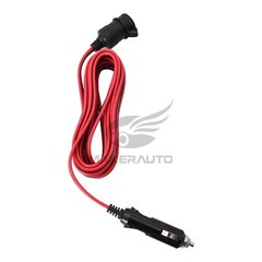 12V Car Cigarette Lighter Socket Extension Cord Cable 13FT Heavey Duty Adapter