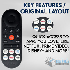 New Original XRT140V8 Remote Control for All Vizio Smart TV