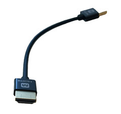 2 Pack of HDMI to HDMI Cable, Gold Plated Connectors, 6 inches (E901)