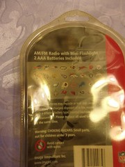 NFL AM/FM Radio w/Flashlight Speakers Earphones Neck Strap Tampa Bay Buccaneers