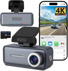 4K Mini Dash Cam Front，Front Dash Camera for Cars，WiFi Car Camera with Voice …