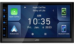 NEW JVC KW-M780BT, 2-DIN Digital Media Receiver, w/ Apple CarPlay & Android Auto