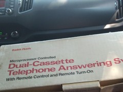 RadioShack TAD-312 Answering Machine Dual Cassette Microprocessor Remote Control