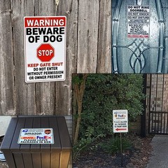 Property Protected By Video Surveillance Security Camera Metal Sign 5″ x 7″
