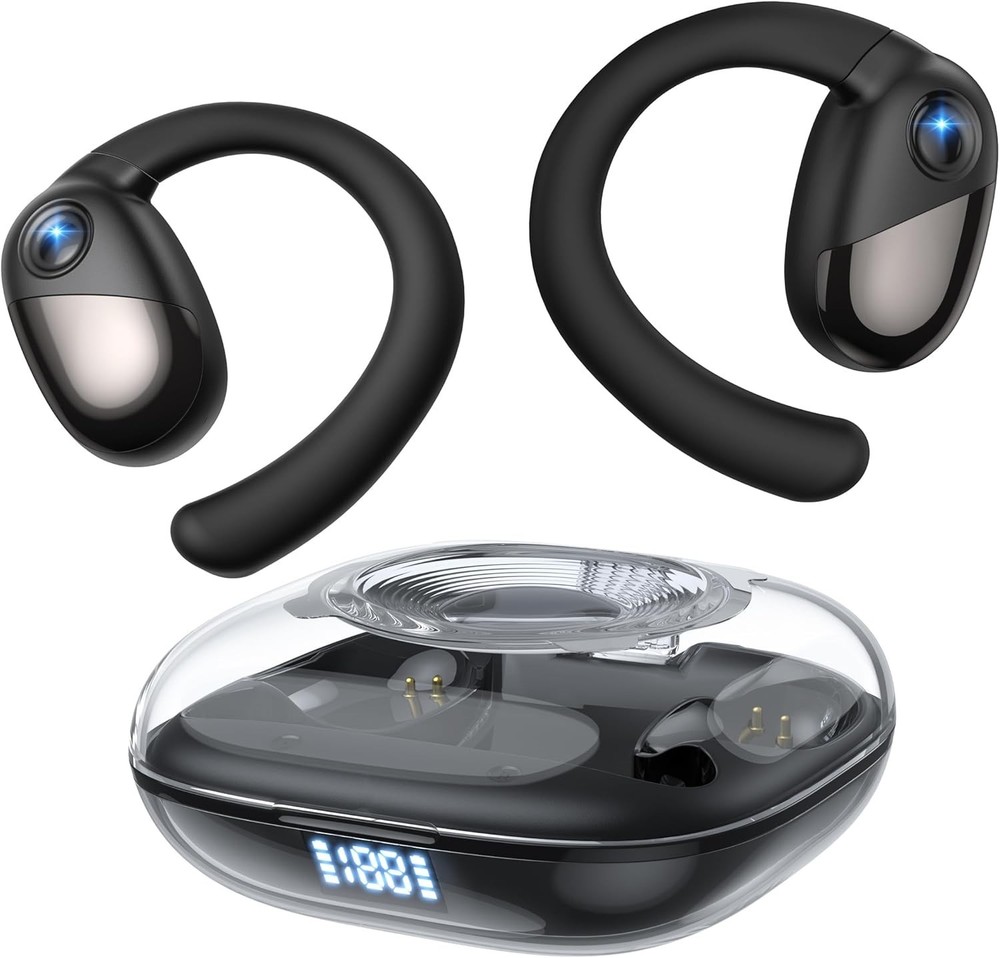 Bluetooth Headset Wireless Earphones Earbuds Stereo Headphones TWS 5.3 Ear Hook