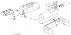 Entrance Chime Motion Sensor Alarm 90dB Siren Sound For Home Business Premises