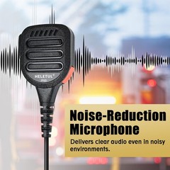 IP65 Waterproof uv-9r Speaker Mic Radio Hand Shoulder Mic for baofeng gmrs 9r…