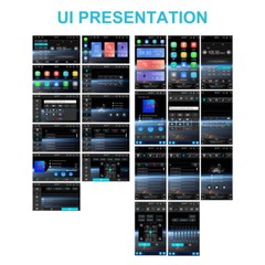 10.4″ 1 DIN Car Stereo Radio Carplay Android Auto Vertical Screen GPS + Camera