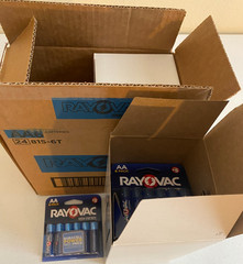 Rayovac High Energy AA Batteries 144-Count (24×6-Pack) Exp 12/2036 Bulk