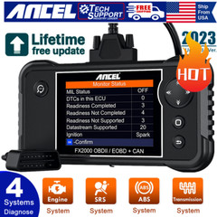 Check Engine Transmission ABS SRS Code Reader OBD2 Scanner Car Diagnostic FX2000