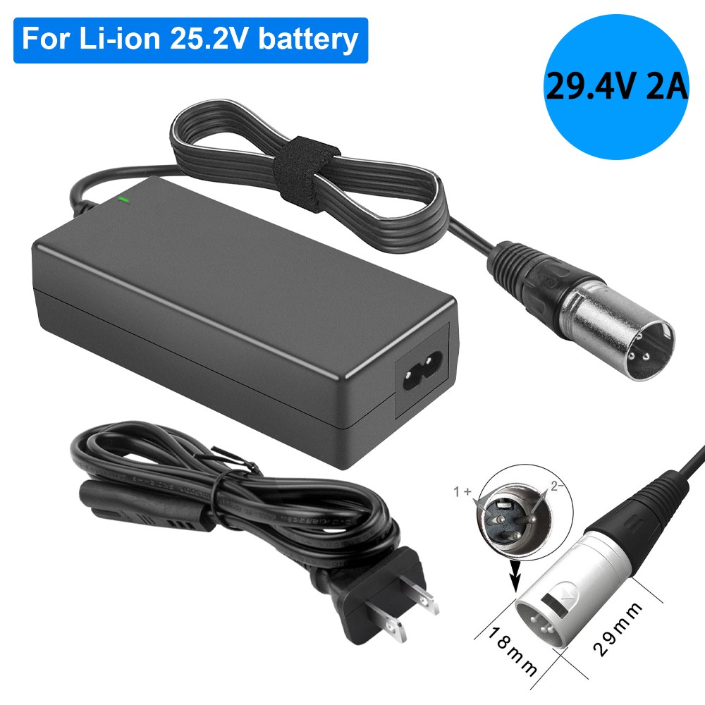 29.4V For 24V 2A Electric Battery Charger for Pride GoGo Elite Traveler