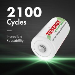 Tenergy Centura C and D NiMH Rechargeable Batteries 1.2V Lot