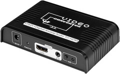 1080P Ypbpr to HDMI Video Audio Converter Adapter 5 RCA Ypbpr Component to HDMI