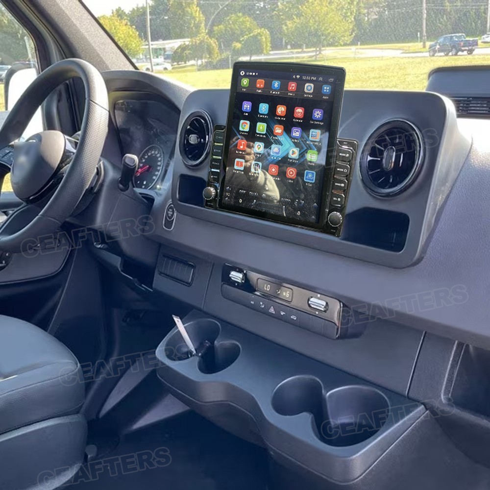 For 2018-2022 Mercedes-Benz Sprinter Android 15 Navi CarPlay Stereo Radio GPS