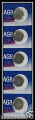 5 AG8 LR1120 391 LR55 1.5 Volt Alkaline Cell Watch Batteries Ships From USA