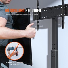 VEVOR TV Stand Mount Swivel Universal TV Stand for 32″-85″ TVs Adjustable Height