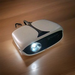 VANKYO 110″ Class SD 480p LED Projector Burger 101 RD-606 – White