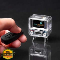 TinyCircuits TinyTV 2 Clear Mini TV