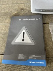 Sennheiser SL Loudspeaker 52 A White 90db SPL @ 1 M 200Hz New Open Box