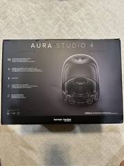 Harman Kardon Aura Studio 4 Wireless Bluetooth Speaker & Ambient Lighting Black