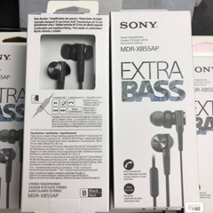For SONY MDR-XB55AP Bass Booster In-Ear Headphones With Remote & Mic Black/Grey