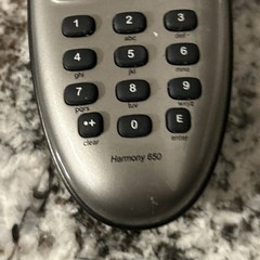 Logitech Harmony 650 Universal Remote Silver
