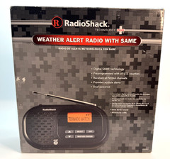 Radio Shack NOAA Weather Alert Radio With SAME and Alarm Clock | 1200991 | NEW