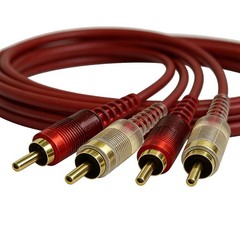 RCA Cable Male To Male 2RCA Audio Component Interconnect Cable Lead Wire