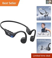 Wireless Bone Conduction Headphones – Comfortable Open Ear & 10 Hours of Battery