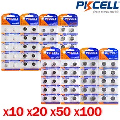 10-100pcs lot LR44 LR41 AG0~AG13 Button Cell 1.5V Alkaline Battery Toys, Watches