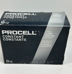 Procell Constant 15V D 12pcs. Alkaline Batteries PC1300 For Low Drain Devices