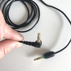 replace Audio Cable For SONY MDR-NC60 NC50 NC200D NC500D SBH60 ZX750BN