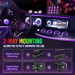 P1s RGB Switch Panel Toggle Switch Circuit Control Relay System For Car Marine