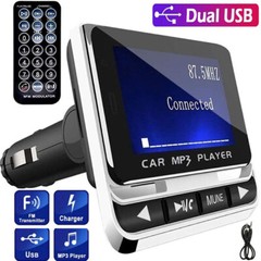 In Car Wireless Bluetooth 5.0 FM Transmitter AUX Receiver Adapter 2 USB Charger