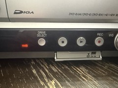Panasonic DMR-ES35V VHS player and DVD recorder VHS converter tested works great