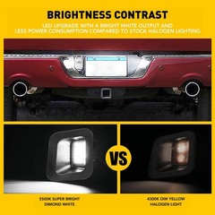 For 2010-2018 RAM 2500/3500 6000K White LED License Plate Light Super Bright USA